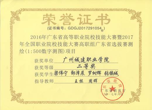 说明: 数字测图二等奖2